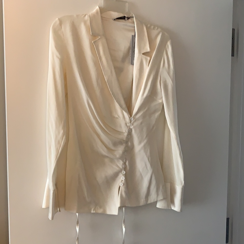 Tiziano Zorzan silk satin blouse